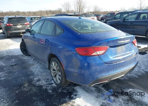 2016 Chrysler 200 S из США, поврежденный, VIN 1C3CCCBB2GN129864